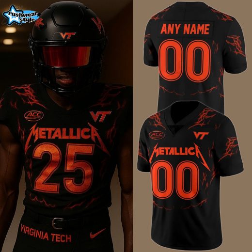 Virginia Tech Football x Metallica 2025 Football Jersey