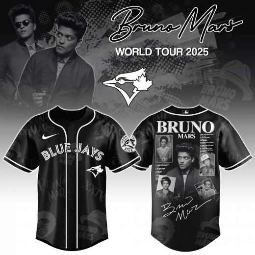 Toronto Blue Jays x Bruno Mars at Park MGM 2025 Jersey Editions Limited