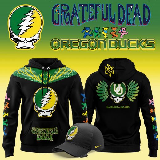Oregon Ducks x Grateful Dead Day Special Hoodie