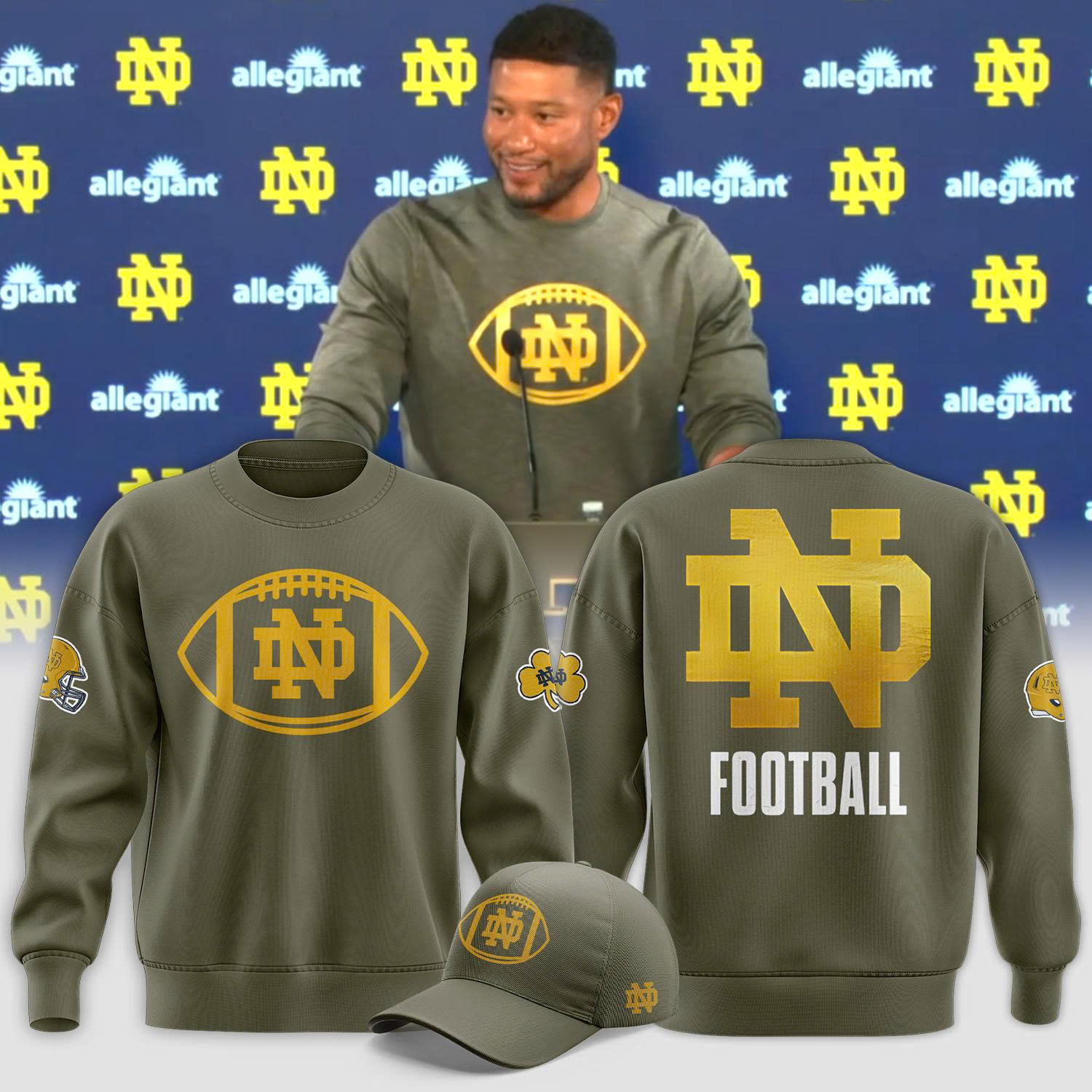 Notre Dame Fighting Irish Special New 2025 Sweatshirt Notre Dame Fighting Irish Special New 2025 Sweatshirt