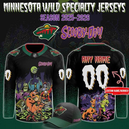 Minnesota Wild x Scooby-Doo Night 2025 Hockey Jersey
