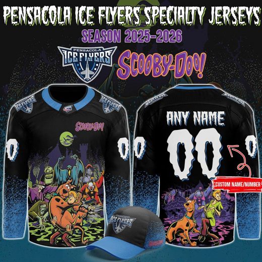 Pensacola Ice Flyers x Scooby-Doo Night 2025 Hockey Jersey