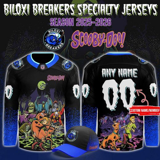 Biloxi Breakers x Scooby-Doo Night 2025 Hockey Jersey
