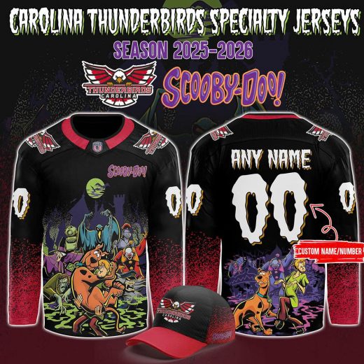 Carolina Thunderbirds x Scooby-Doo Night 2025 Hockey Jersey