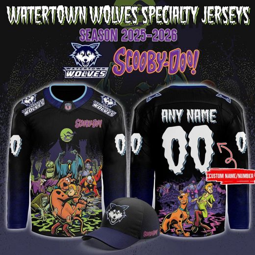 Watertown Wolves x Scooby-Doo Night 2025 Hockey Jersey
