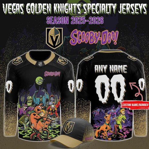 Vegas Golden Knights x ScooBy-Doo Night 2025 Custom Hockey Jersey