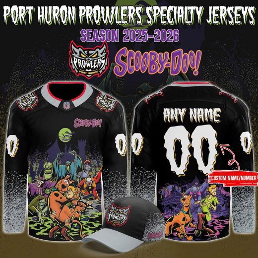 Port Huron Prowlers x ScooBy-Doo Night 2025 Custom Hockey Jersey