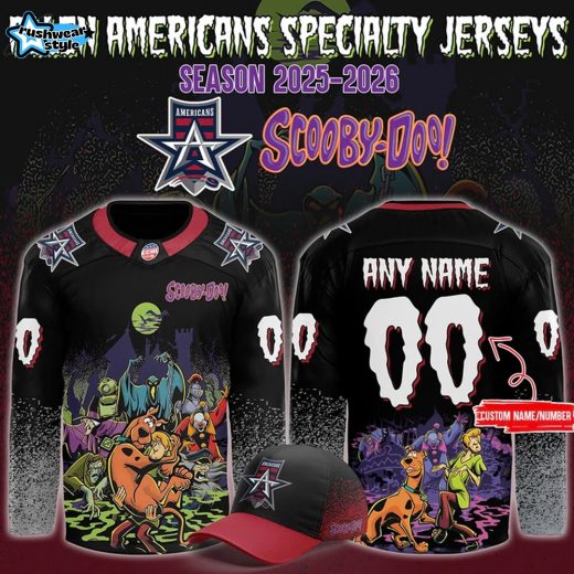 Allen Americans x ScooBy-Doo Night 2025 Custom Hockey Jersey
