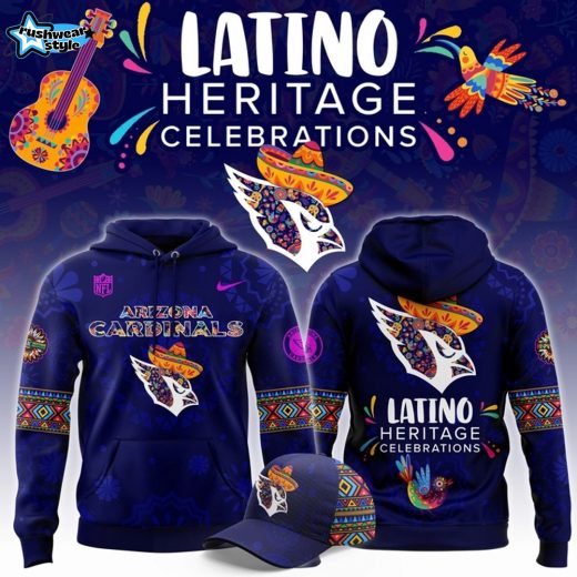 Arizona Cardinals x Latino Heritage Celebrations 2025 Hoodie, Cap