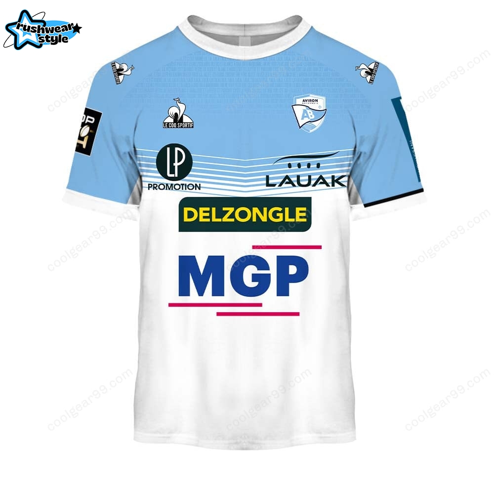 Aviron Bayonnais Top 14 Home Jersey Style Shirts Aviron Bayonnais Top 14 Home Jersey Style Shirts