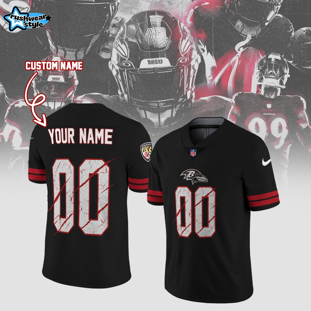 Baltimore Ravens Football Jersey “Darkness” Edition Baltimore Ravens Football Jersey “Darkness” Edition