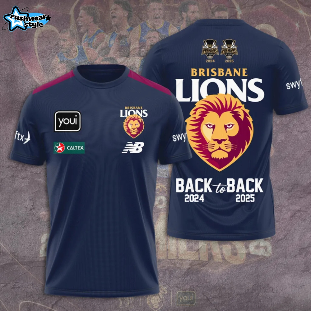 Brisbane Lions Premiers 2025 3D Apparel Brisbane Lions Premiers 2025 3D Apparel