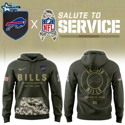 Buffalo Bills Salute To Service Combo Hoodie | Jogger | Cap