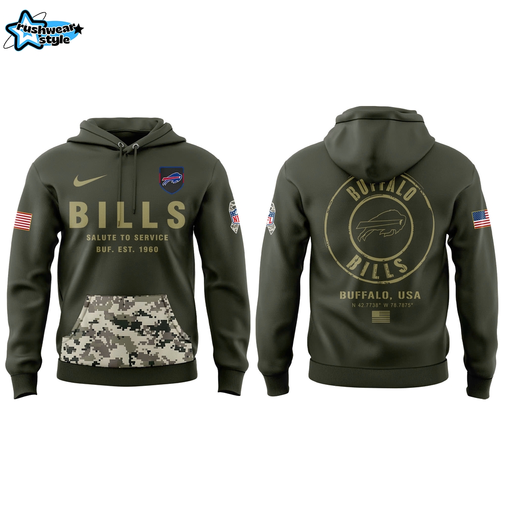 Buffalo Bills Salute To Service Combo Hoodie | Jogger | Cap Buffalo Bills Salute To Service Combo Hoodie | Jogger | Cap