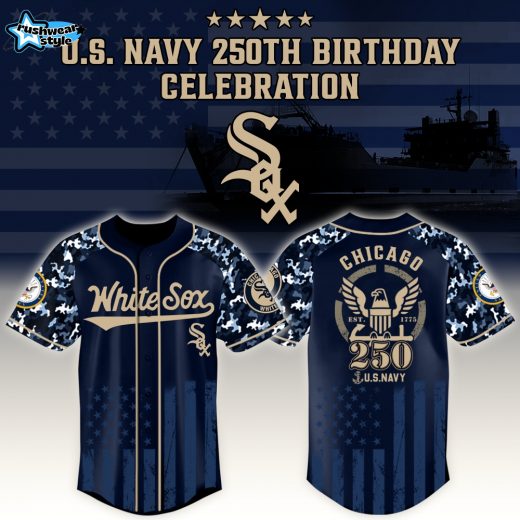 Chicago White Sox x US Navy 250th Birthday Edition-3D Baseball Jersey