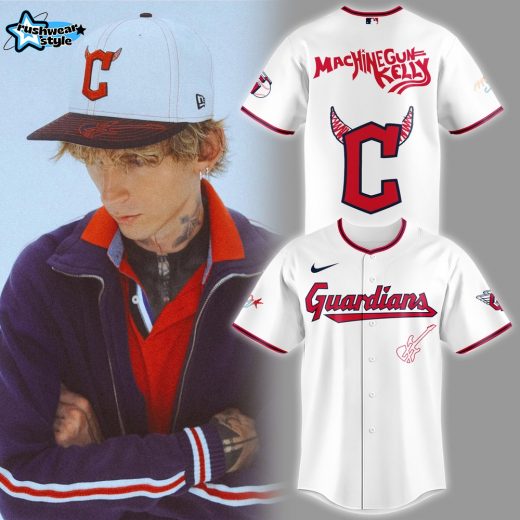 Cleveland Guardians x MGK 2025 Limited Edition Baseball Jersey