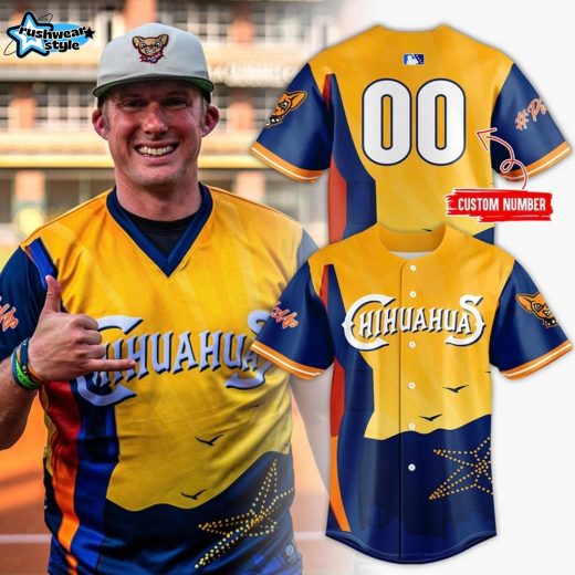 El Paso Chihuahuas 2025 UTEP Night Personalized Jersey
