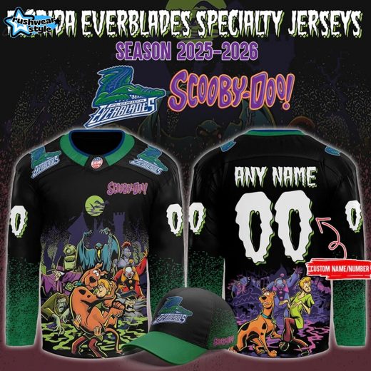 Florida Everblades x ScooBy-Doo Night 2025 Custom Hockey Jersey