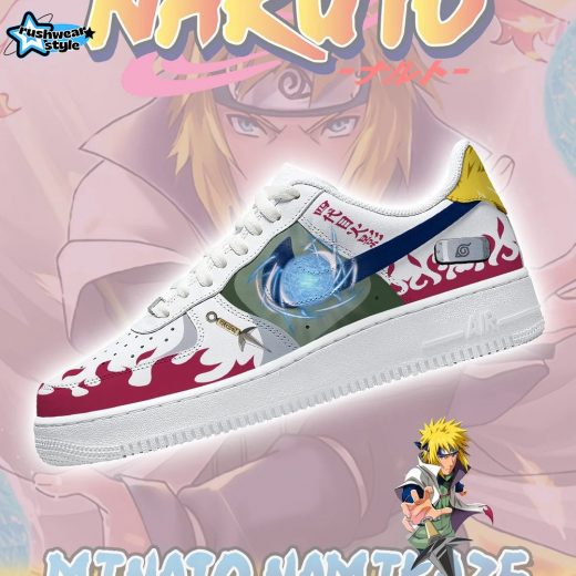 Fourth Hokage Minato Namikaze Custom Low Sneakers