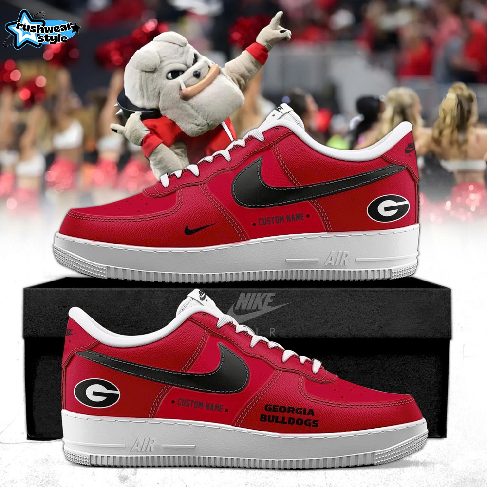 Georgia Bulldogs Special Edition AF1 Sneakers Georgia Bulldogs Special Edition AF1 Sneakers