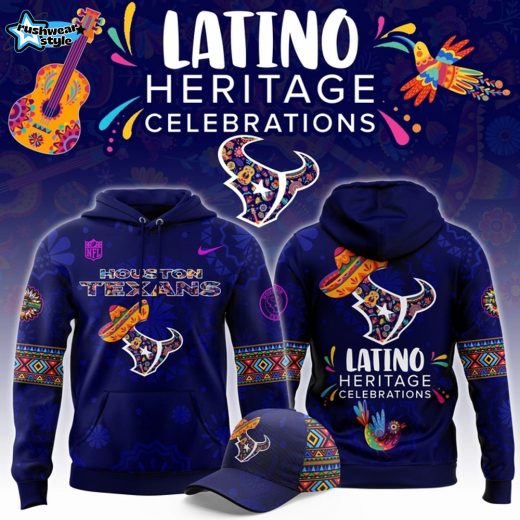 Houston Texans x Latino Heritage Celebrations 2025 Hoodie, Cap