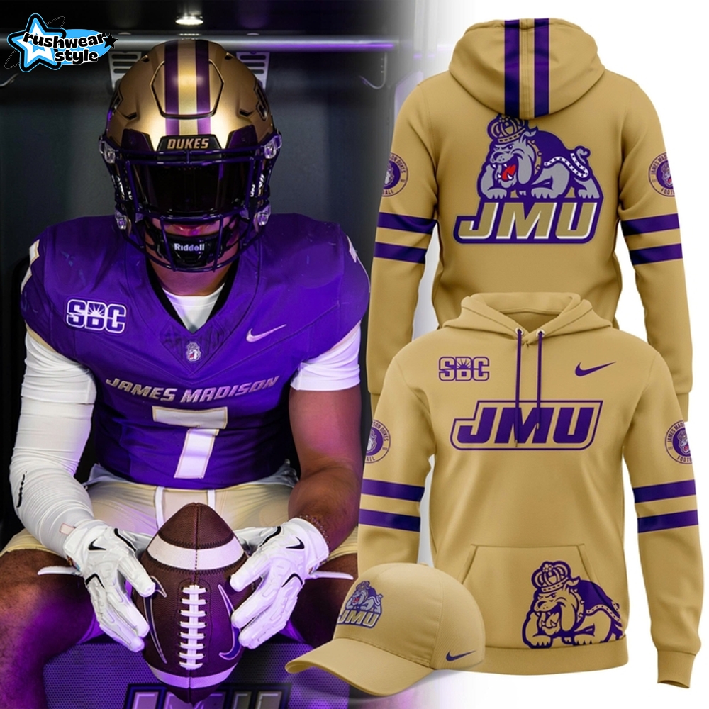 James Madison Dukes 2025 Golden Collection Special Hoodie - Gold James Madison Dukes 2025 Golden Collection Special Hoodie - Gold