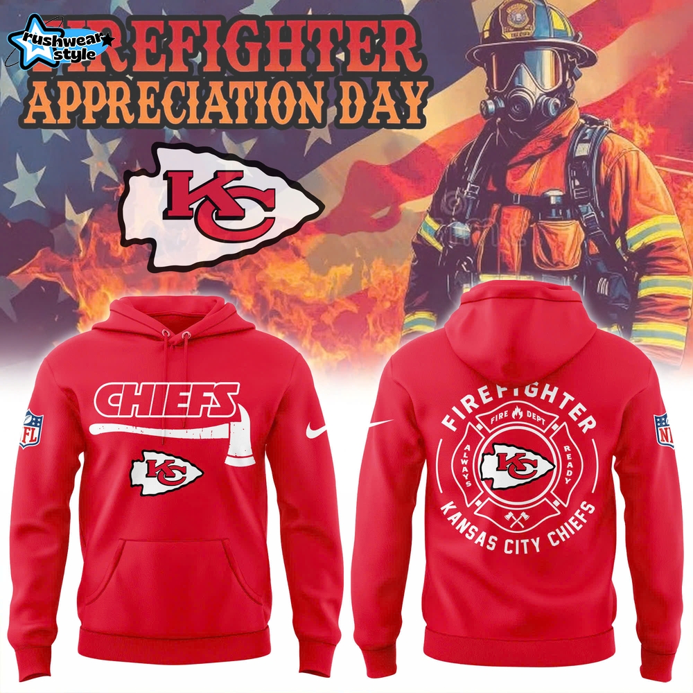 Kansas City Chiefs Firefighter Application Combo Hoodie | Jogger | Cap Limited Edition Kansas City Chiefs Firefighter Application Combo Hoodie | Jogger | Cap Limited Edition