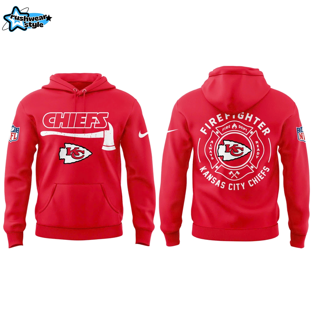 Kansas City Chiefs Firefighter Application Combo Hoodie | Jogger | Cap Limited Edition Kansas City Chiefs Firefighter Application Combo Hoodie | Jogger | Cap Limited Edition