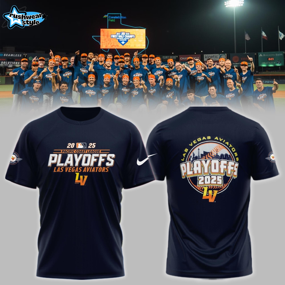 Las Vegas Aviators 2025 Playoffs Tee Las Vegas Aviators 2025 Playoffs Tee