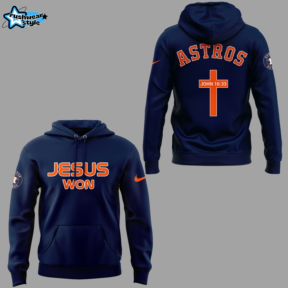 Limited Edition Astros x Jesus Won Hoodie Limited Edition Astros x Jesus Won Hoodie
