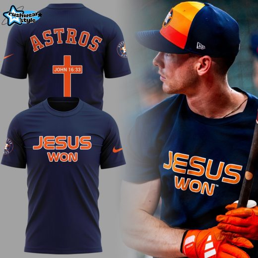 Limited Edition Astros x Jesus Won TShirt