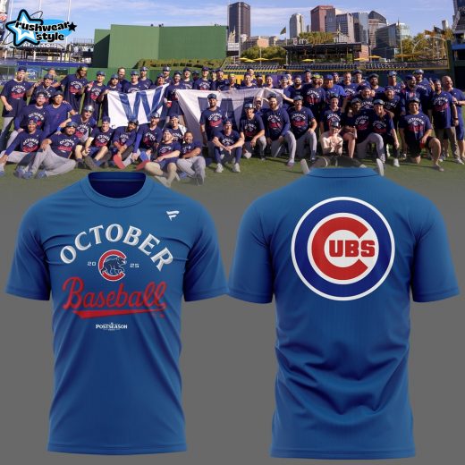 Limited Edition Cubs 2025 October Baseball TShirt