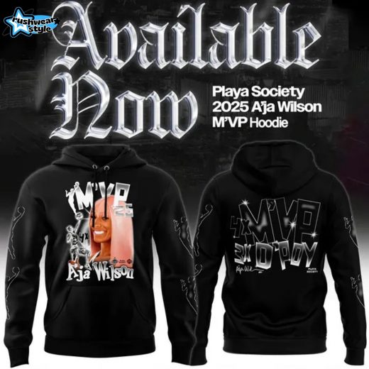 Limited Edition Las Vegas Aces '' A'Ja Wilson MVP ''2025 Hoodie