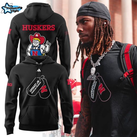 Limited Edition Nebraska Football x “OPERATION NAMELESS WARRIOR” Hoodie