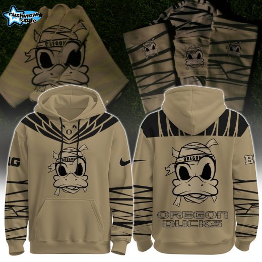Limited Edition Oregon Ducks Football “The Duck” White Hoodie