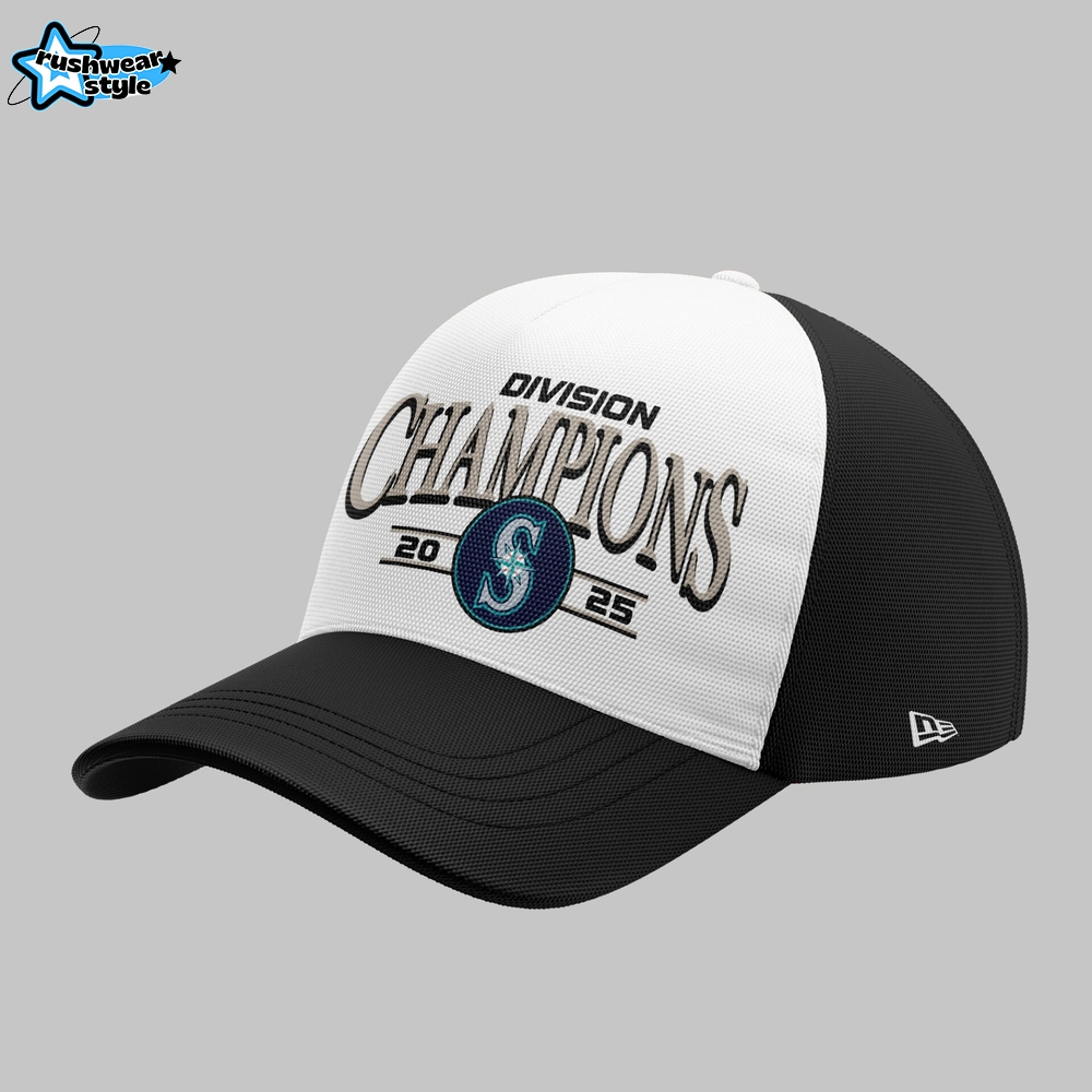 Limited Edition Seattle Mariners 2025 AL West Division Champions Locker Room Tshirt Limited Edition Seattle Mariners 2025 AL West Division Champions Locker Room Tshirt