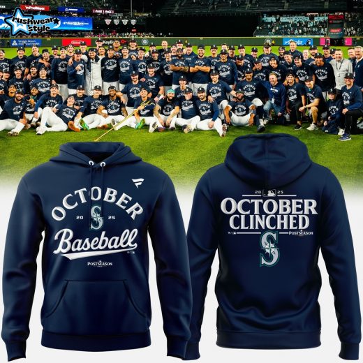 Limited Edition Seattle Mariners OCTOBER Hoodie
