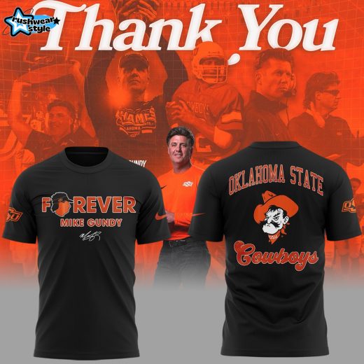 Limited Edition “Thank you, Mike Gundy, for devoting yourself wholeheartedly to OSU Cowboy Football” TShirt
