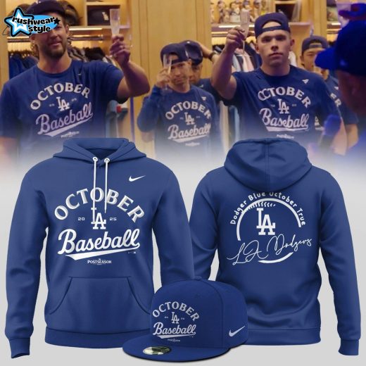 Los Angeles Dodgers 2025 MLB Postseason Authentic Collection Hoodie