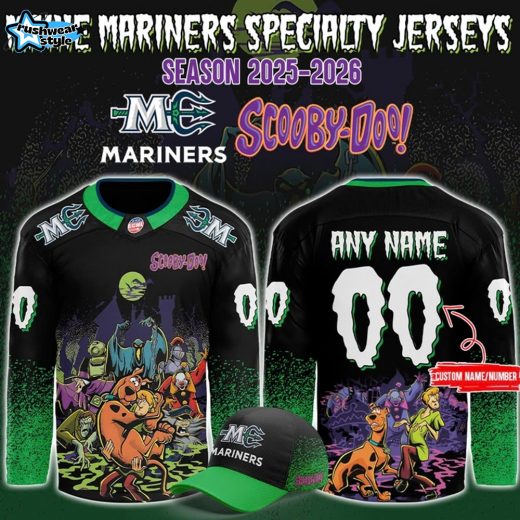Maine Mariners x ScooBy-Doo Night 2025 Custom Hockey Jersey