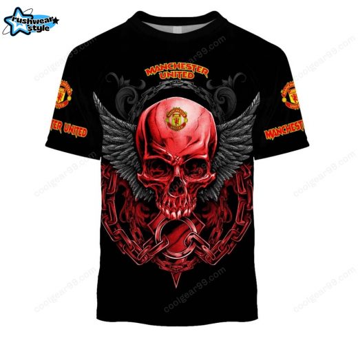 Manchester United F.C EPL Reaper Wings Skull Design
