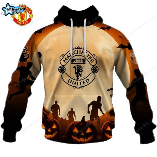 Manchester United F.C Halloween Pumpkin Hoodie