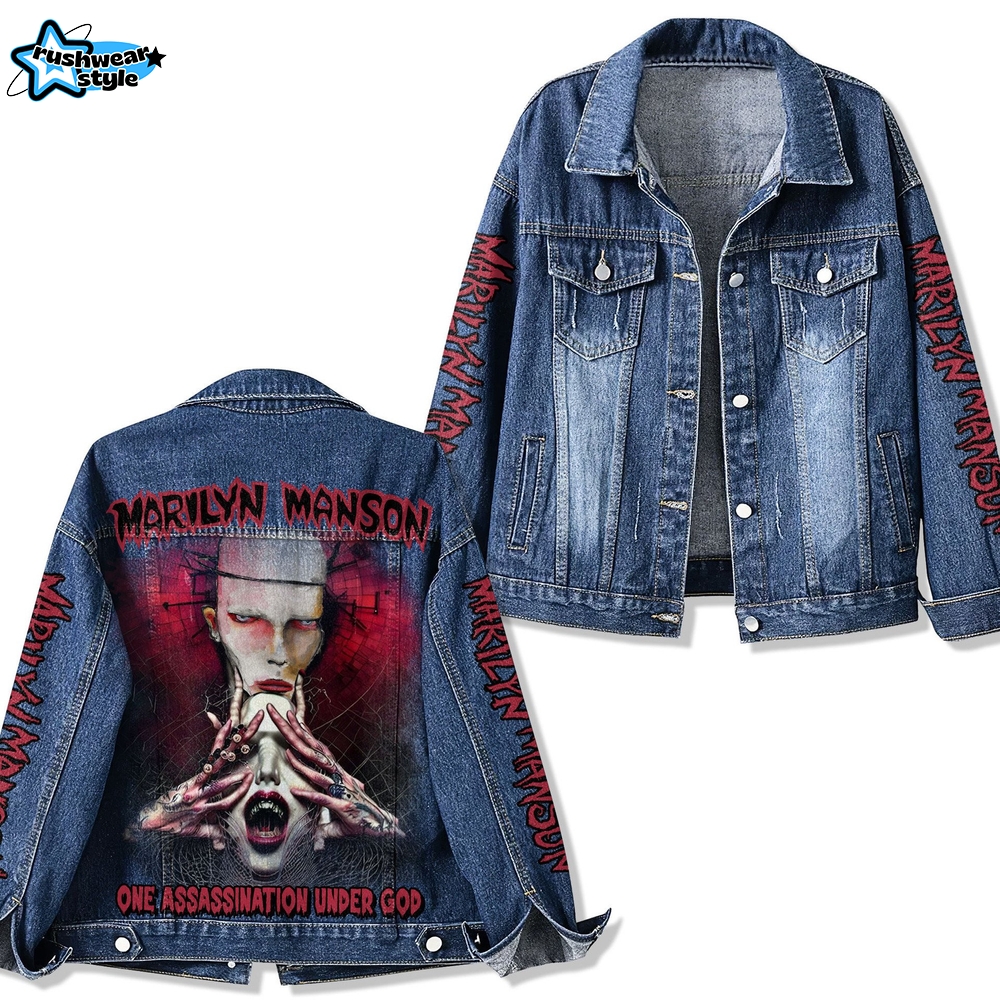 Marilyn Manson Denim Jacket Marilyn Manson Denim Jacket
