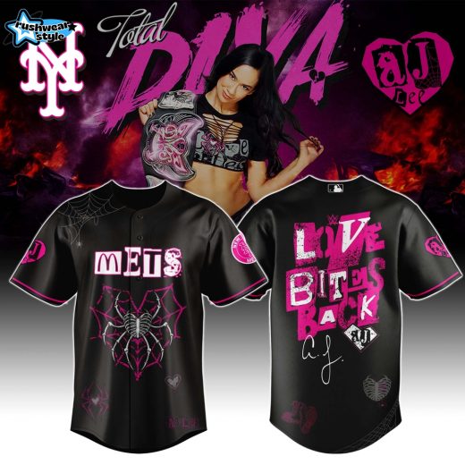 New York Mets x AJ LEE HAS RETURNED Jersey 2025 Limited Edition.