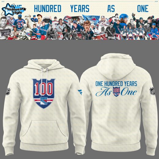New York Rangers One Hundred Years As One Hoodie Set 2025