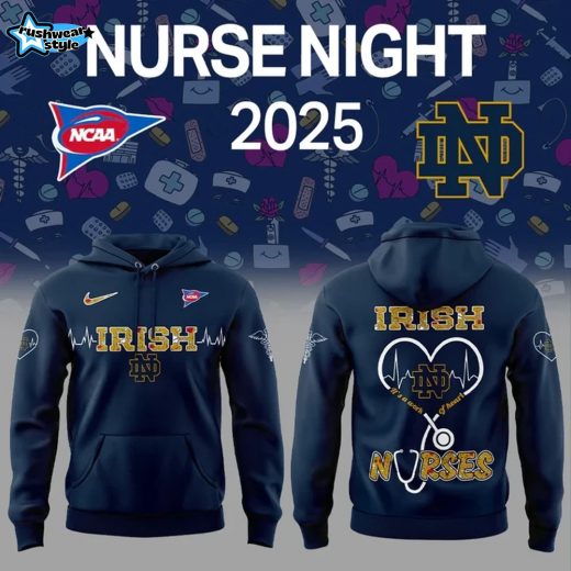Notre Dame Football NURSES NIGHT 2025 Shirt