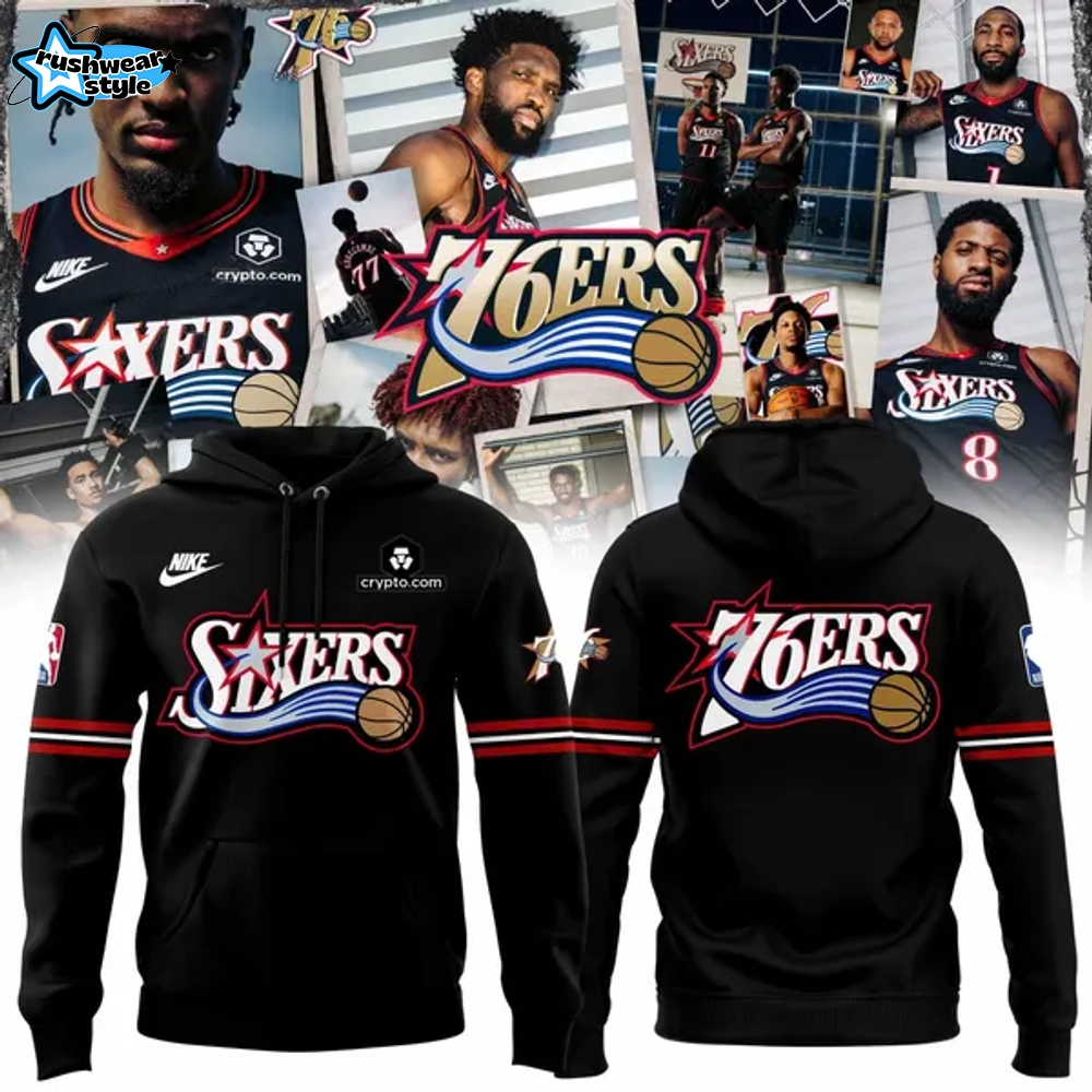 Philadelphia 76ers 2025-2026 Hardwood Classic Hoodie v1 Philadelphia 76ers 2025-2026 Hardwood Classic Hoodie v1