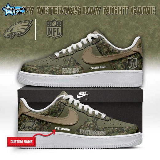 Philadelphia Eagles × Happy Veteran Day AF1 Sneakers