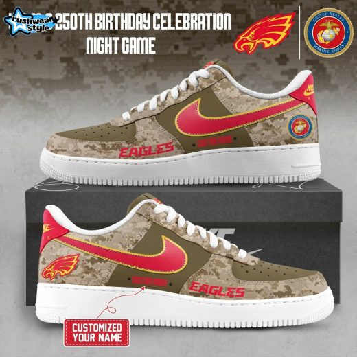 Philadelphia Eagles × U.S.M.C 250th Anniversary AF1 Sneakers