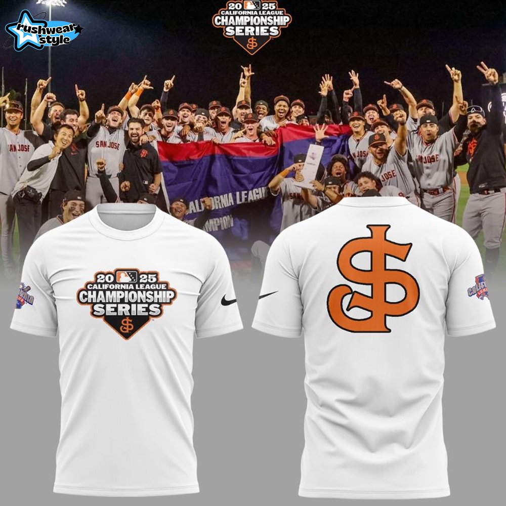 SJ Giants California League 2025 Champions Limited Shirt v2 SJ Giants California League 2025 Champions Limited Shirt v2